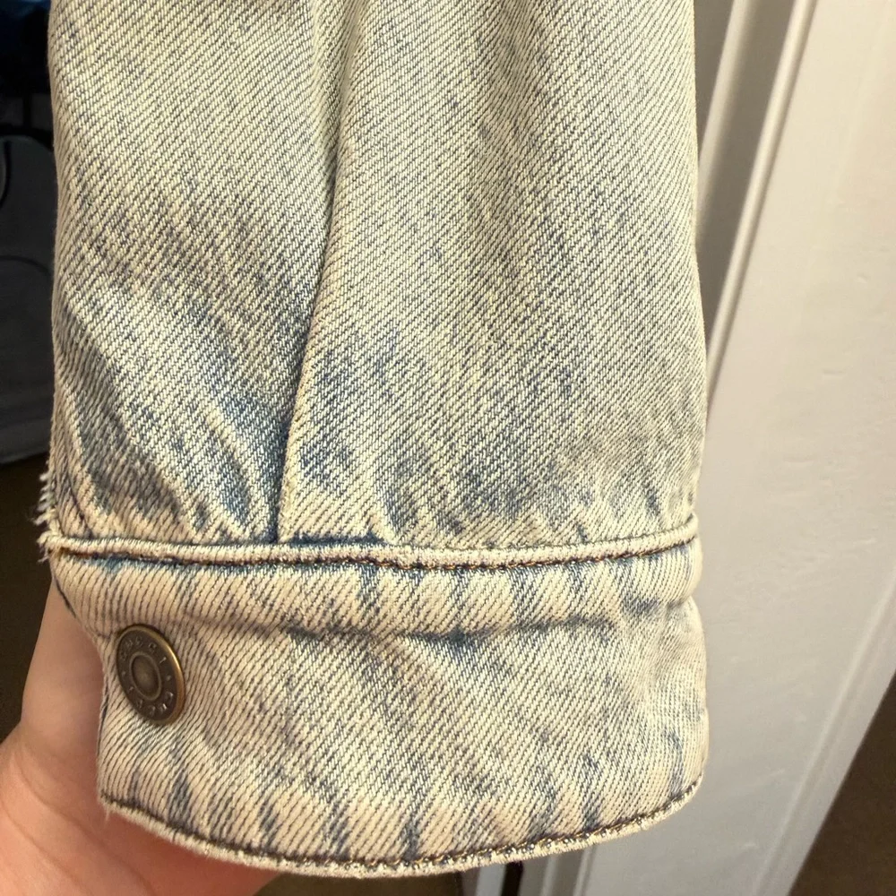 Gucci• Reversible Light Blue Denim & Beige GG Monogram Jacket